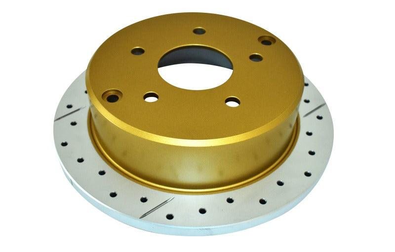 DBA Street Slot&Drill Rotors - DBA 04 Pontiac GTO Rear Drilled & Slotted Street Series Rotor