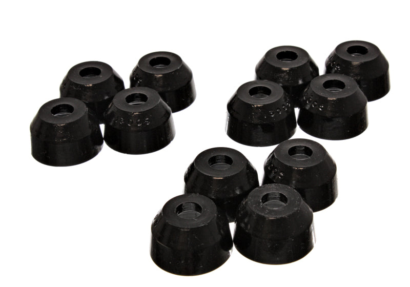 ES Dust Boots - Black - Energy Suspension Tie-Rod End Boot - Round (12) - Black