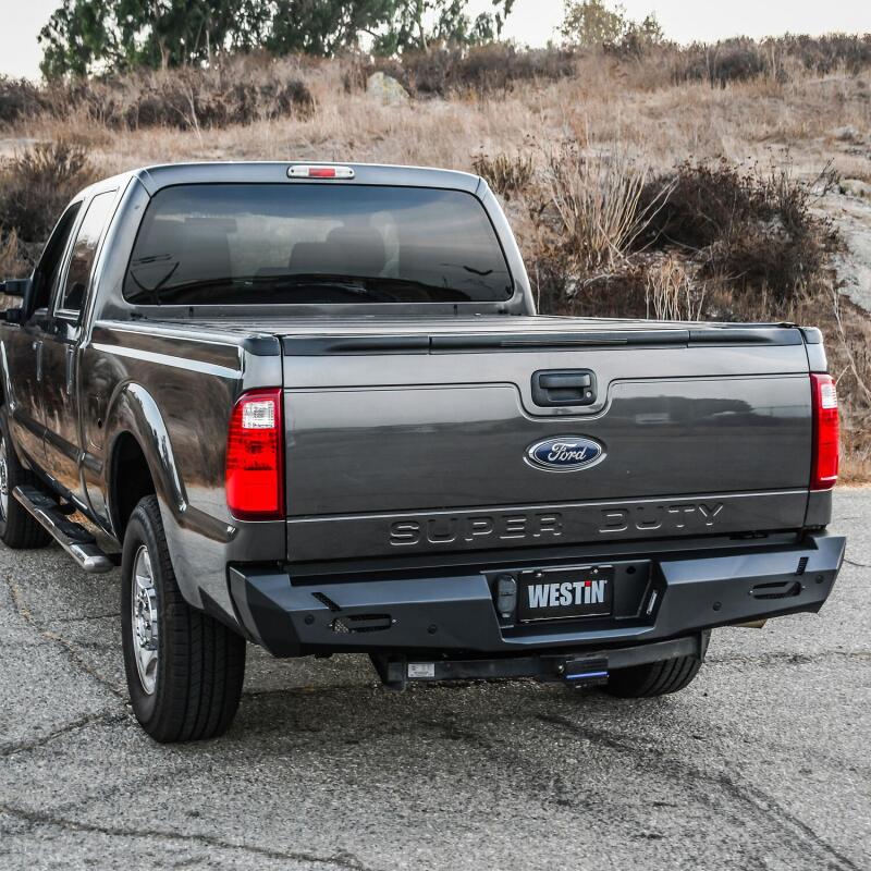WES Pro-Series Bumpers - Westin 11-16 Ford F-250/350/450/550 Super Duty Pro-Series Rear Bumper - Textured Black