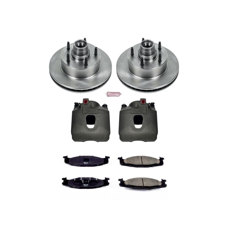 PSB Autospecialty Rotor - Power Stop 94-96 Ford F-150 Front Autospecialty Kit w/Cals