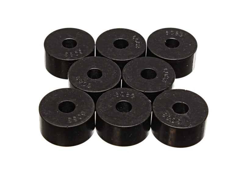 ES Poly Pads - Black - Energy Suspension Pad - Med - 1-1/2in OD x 7/16in ID x 3/4in H - Black