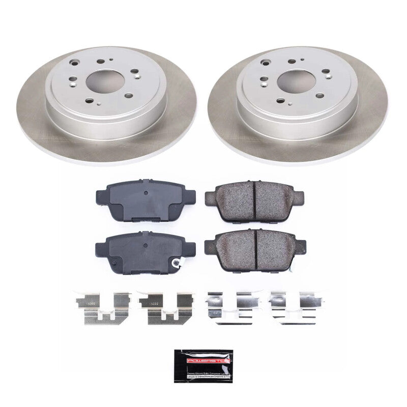 PSB Semi-Coated Rotor Kits - Power Stop 06-11 Honda Ridgeline Front Semi-Coated Rotor Kit