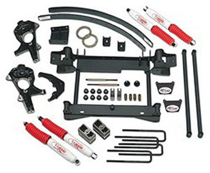 TUF Lift Kits - Tuff Country 2006 Silverado 1500 4X4 6in Lift Kt (w/1-Pc Sub Frm w/o Fcty Air Ride Shock No Shocks)