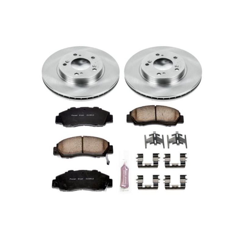 PSB Autospecialty Kit - Power Stop 97-01 Acura Integra Front Autospecialty Brake Kit