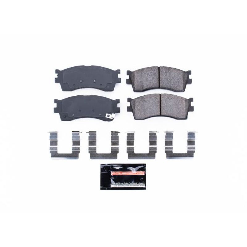 PSB Z23 Evolution Brake Pads - Power Stop 02-05 Kia Rio Front Z23 Evolution Sport Brake Pads w/Hardware