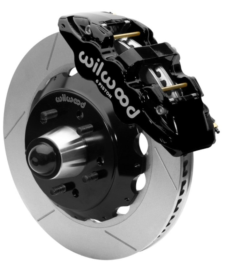 WIL Superlite Brake Kit - Wilwood Forged Narrow Superlite 6R Front Big Brake Kit 14.00in Rotors 67-86 C1500 - Black