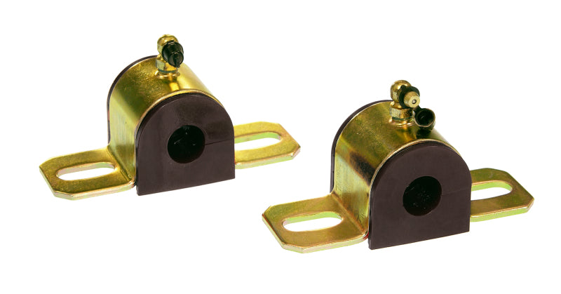 PRO Sway/End Link Bush - Blk - Prothane Universal 90 Deg Greasable Sway Bar Bushings - 11/16in - Type B Bracket - Black