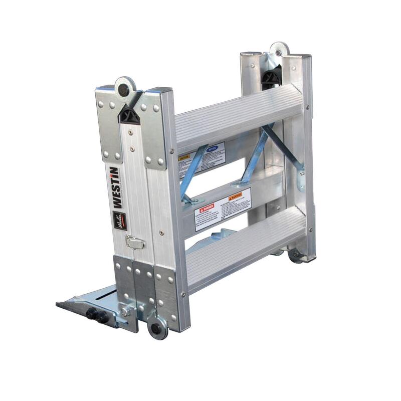 WES Truck-Pal Tailgate Ladder - Westin Truck-Pal Tailgate Ladder - Aluminum