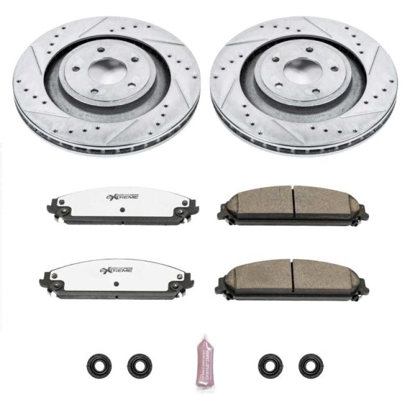 PSB Z26 Street Warrior Kit - Power Stop 13-14 Chrysler 200 Front Z26 Street Warrior Brake Kit