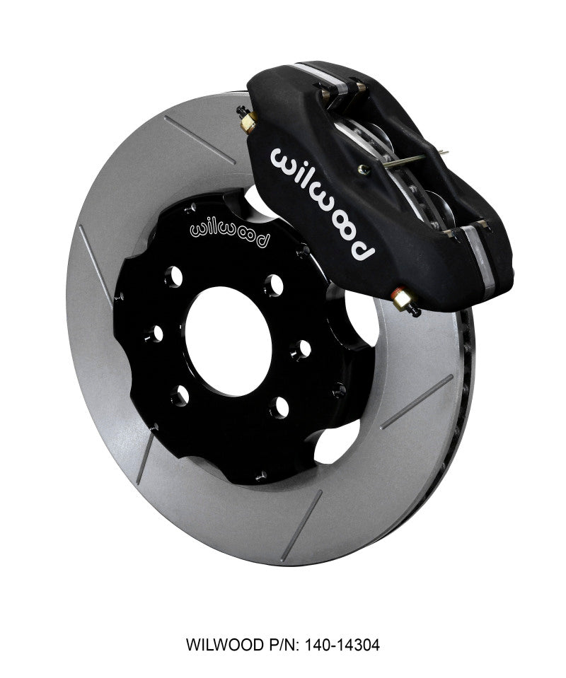WIL Dynalite Brake Kit - Wilwood Forged Dynalite ST Front Hat Kit 11.00in GT Rotor Road Race Integra/Civic w/Fac.240mm Rtr