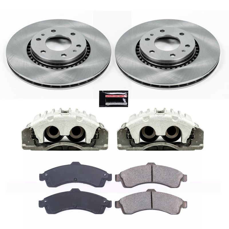 PSB Autospecialty Kit w/Cals - Power Stop 2005 Saab 9-7x Front Autospecialty Brake Kit w/Calipers
