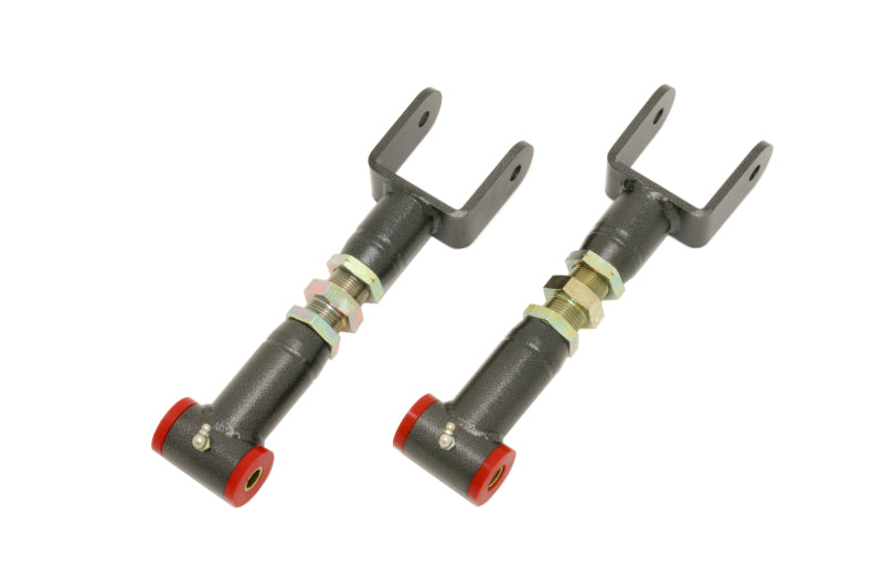 BMR Control Arms - BMR 91-96 B-Body Upper Control Arms On-Car Adj. STD. Length (Poly) - Black Hammertone