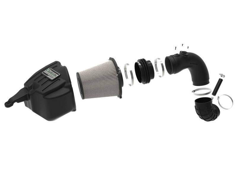 AFE Quantum Intakes - aFe 07-09 Ram 2500/3500 Cummins L6-6.7L (td) Quantum Cold Air Intake System w/ Pro Dry S Filter