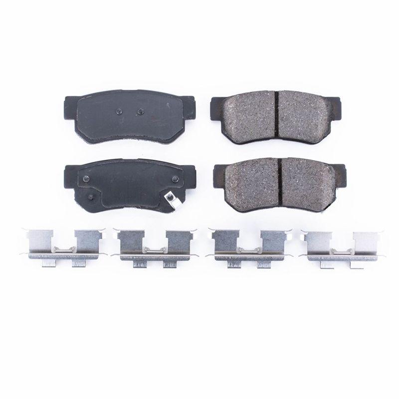 PSB Z17 Evolution Brake Pads - Power Stop 06-09 Hyundai Azera Rear Z17 Evolution Ceramic Brake Pads w/Hardware