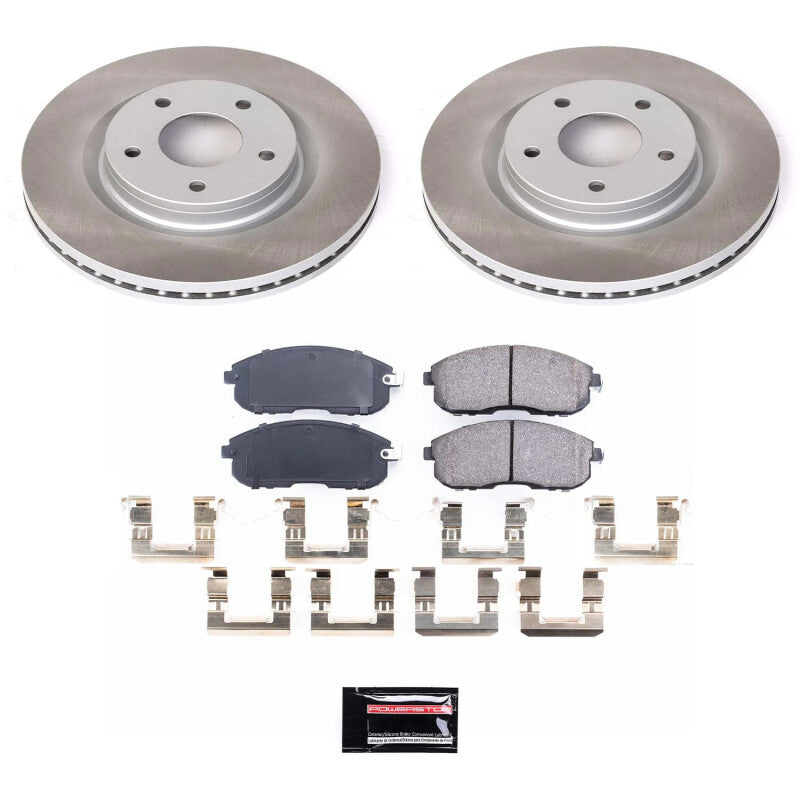 PSB Semi-Coated Rotor Kits - Power Stop 17-18 Nissan Sentra Front Semi-Coated Rotor Kit