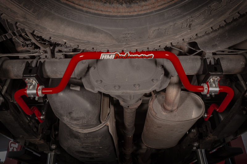 UMI Sway Bars - UMI Performance 15-24 Ford F-150 1in Solid Rear Sway Bar - Red