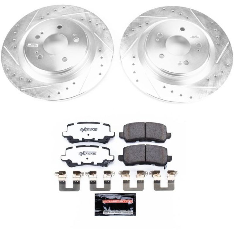 PSB Z26 Street Warrior Kit - Power Stop 18-19 Honda Odyssey Rear Z26 Street Warrior Brake Kit
