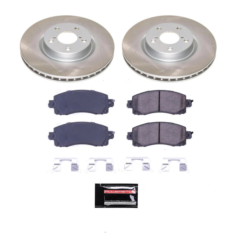 PSB Semi-Coated Rotor Kits - Power Stop 17-22 Subaru Impreza Front Semi-Coated Rotor Kit