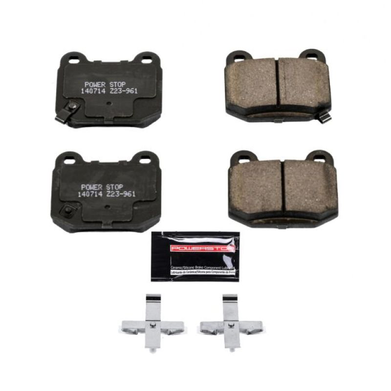 PSB Z23 Evolution Brake Pads - Power Stop 03-05 Infiniti G35 Rear Z23 Evolution Sport Brake Pads w/Hardware