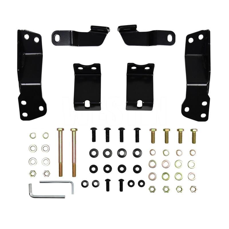 WES HDX Grille Guards - Westin 16-18 Chevrolet Silverado 1500 HDX Modular Grille Guard - Black
