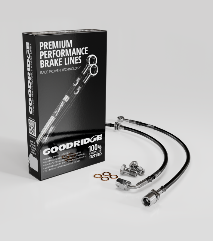 GR G-Stop Brake Line Kits - Goodridge 05-19 Chrysler 300 Stainless Steel Front Brake Lines