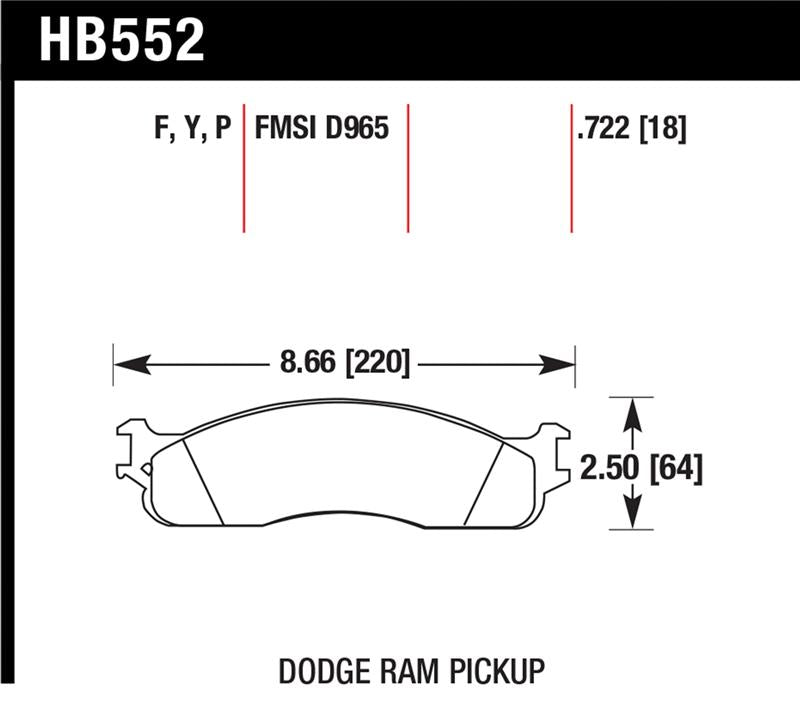 HAWK Super Duty Brake Pad Sets - Hawk Super Duty Street Front Brake Pads