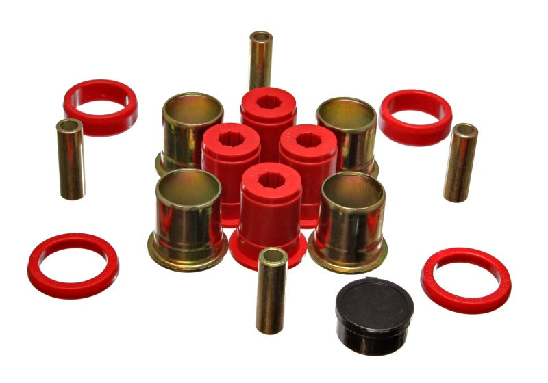 ES Cntrl Arm Bushings - Red - Energy Suspension Control Arm Bushing Uppers Only - Red