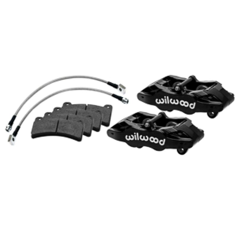 WIL DPC56 Brake Kit - Wilwood 97-04 Corvette C5 All/05-13 C6 Base Models DPC56 Rear Caliper Kit - Black