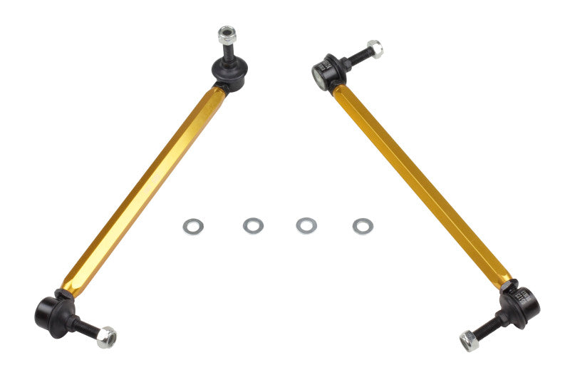 WL Sway Bar Links - Whiteline 02-06 R53 & 06+ R56 Mini Cooper S  Front Swaybar link kit-adjustable ball end links
