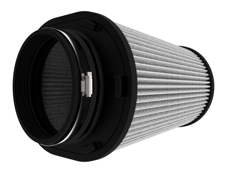 AFE Universal Pro Dry S Filter - aFe Magnum FORCE Intake Air Filter w/Pro DRY S 5-1/2IN F x (10x8)IN B x (8x6) T (Inverted) x 9IN