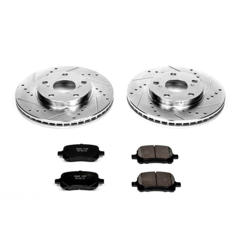 PSB Z23 Evolution Kit - Power Stop 97-01 Lexus ES300 Front Z23 Evolution Sport Brake Kit