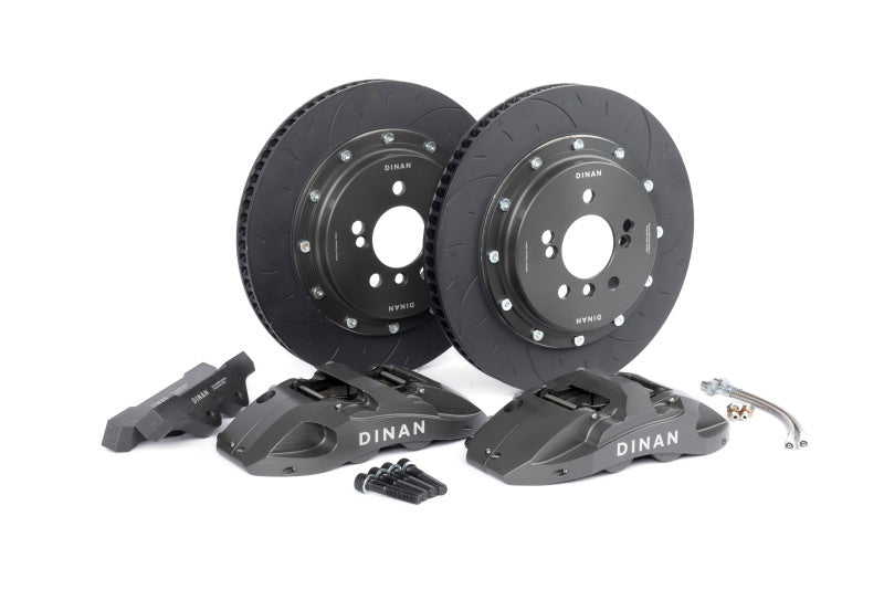 DNN Front Brake Kits - Dinan 15-18 BMW M3 Front Big Brake Kit - 370x32mm 4 Piston - Grey