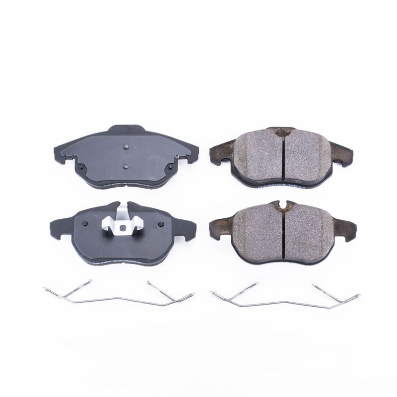PSB Z17 Evolution Brake Pads - Power Stop 06-09 Saab 9-3 Front Z17 Evolution Ceramic Brake Pads w/Hardware