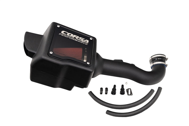 COR Air Intake Closed Box - Corsa 14-18 Chevrolet Silverado / GMC Sierra (15-) GM SUV 6.2L V8 Cold Air Intake w/ DryTech Filter