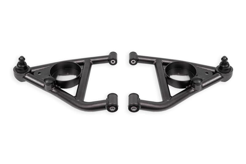 BMR Control Arms - BMR 68-74 Chevrolet Nova w/ Bump Stops Lower A-Arms w/ STD. Ball Joint (Delrin) - Black Hammertone