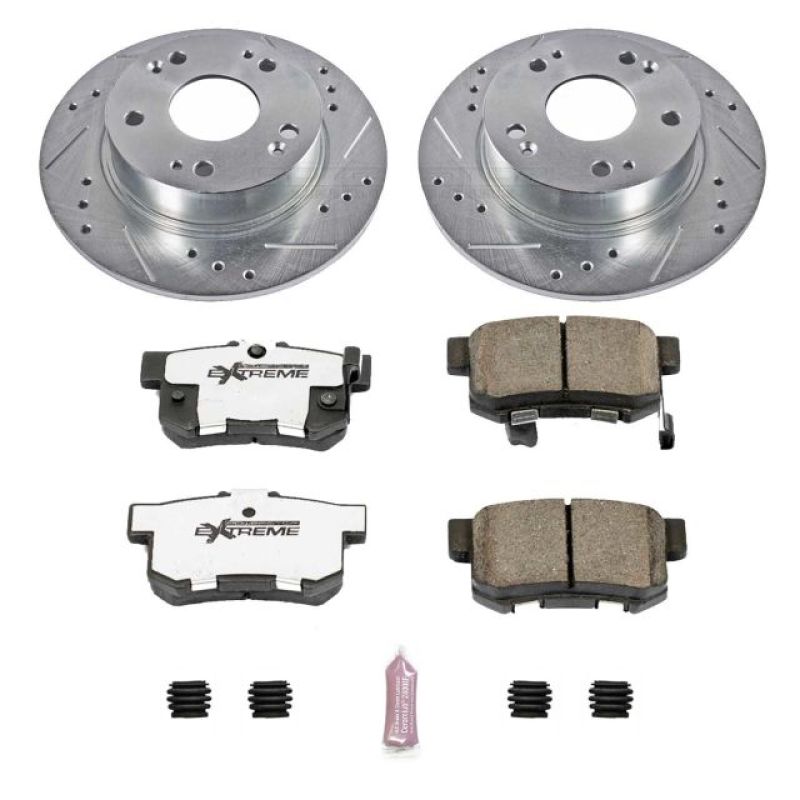 PSB Z26 Street Warrior Kit - Power Stop 04-08 Acura TSX Rear Z26 Street Warrior Brake Kit