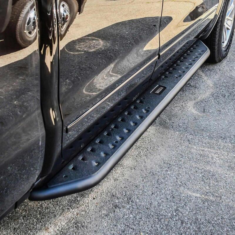 WES Nerf Bars - Outlaw - Westin 14-18 Chevrolet/GMC Silv/Seirra 1500 Double Cab Outlaw Nerf Step Bars - Textured Black