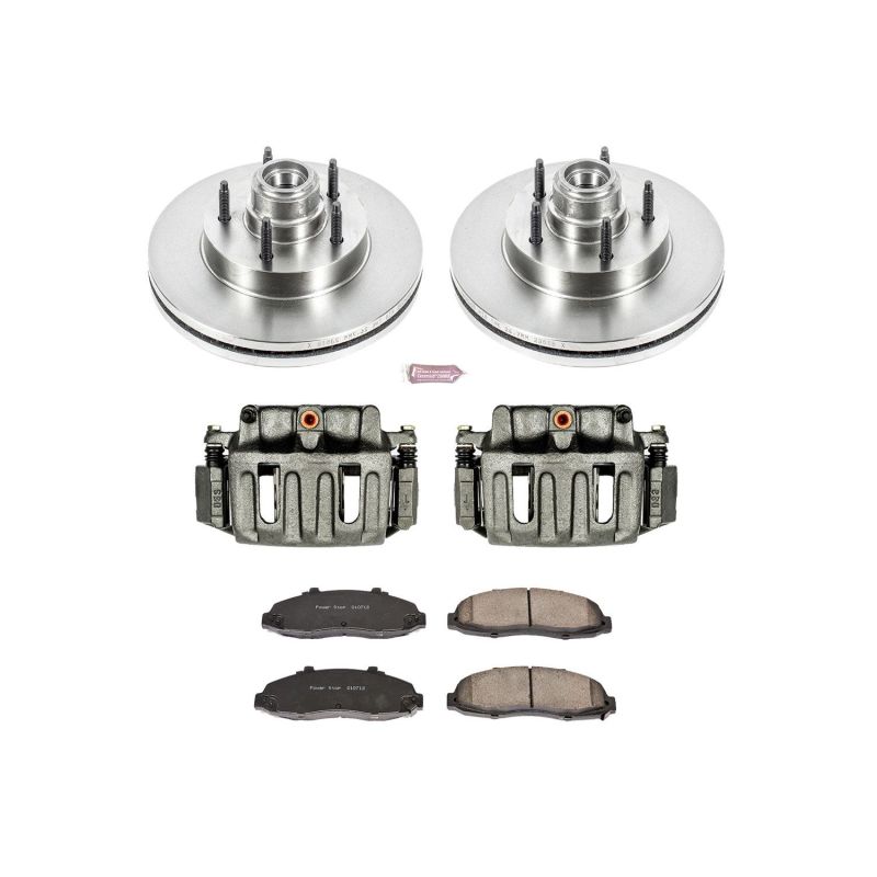 PSB Autospecialty Rotor - Power Stop 97-98 Ford F-150 Front Autospecialty Kit w/Cals