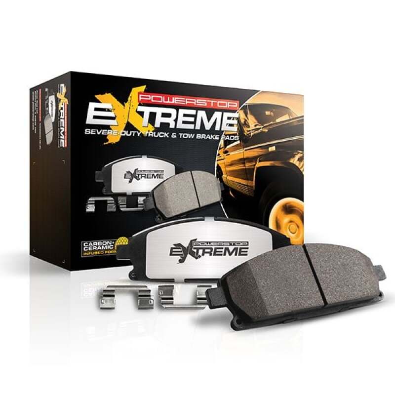 PSB Z36 Truck & Tow Brake Pads - Power Stop 16-23 Mercedes-Benz Metris Rear Z36 Truck & Tow Brake Pad w/Hardware