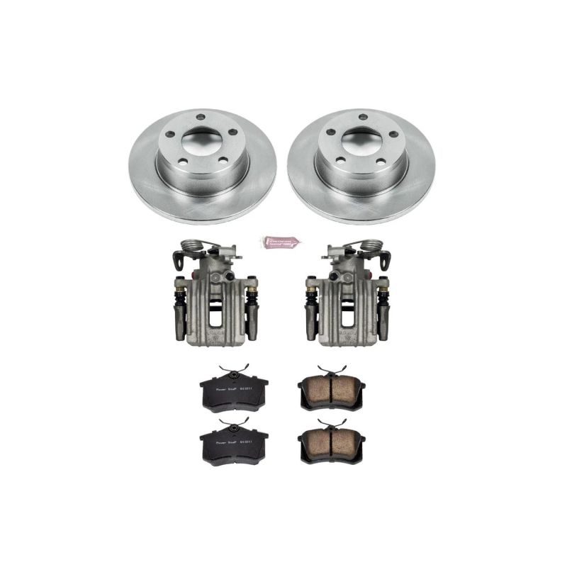 PSB Autospecialty Kit w/Cals - Power Stop 98-04 Audi A6 Quattro Rear Autospecialty Brake Kit w/Calipers