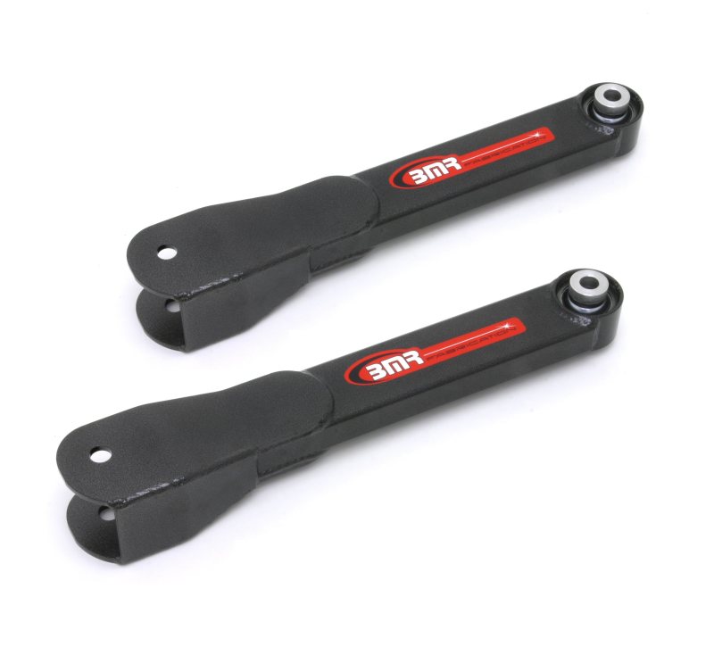 BMR Trailing Arms - BMR 10-15 5th Gen Camaro Rear Non-Adj. Trailing Arms w/ Spherical Bearings - Black Hammertone