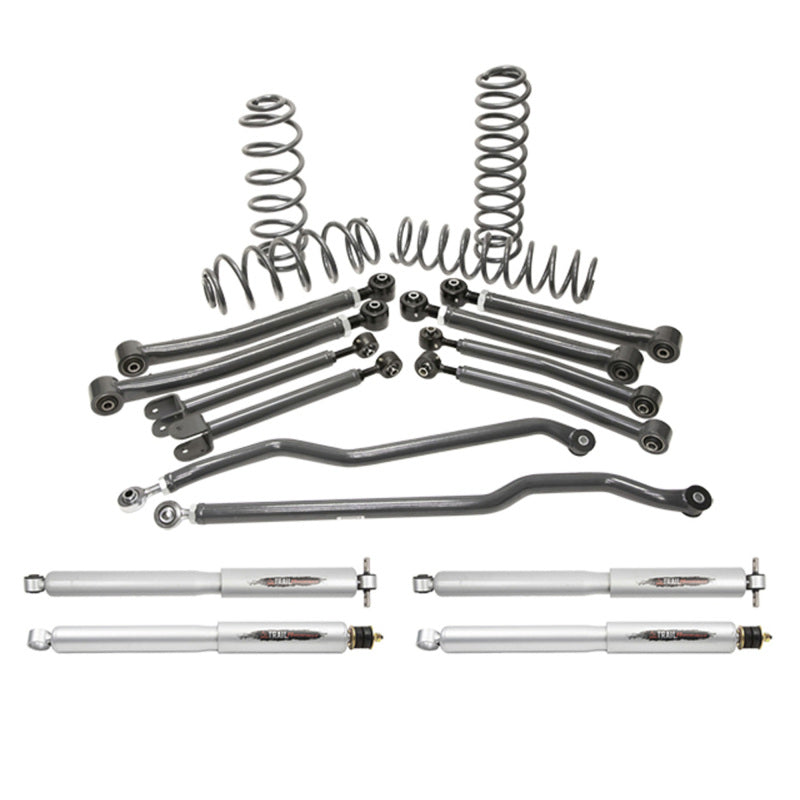 BT Lift Kit w Shocks - Belltech 07-17 Wrangler Rubicon Unlimited JK 4dr 4in. Lift Lift Kit