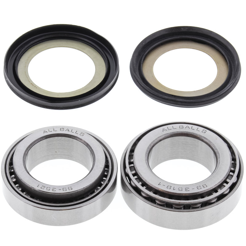 ABR Steering Bearing Kits - All Balls Racing 02-10 Yamaha XV1700 Road Star Warrior Steering Bearing Kit