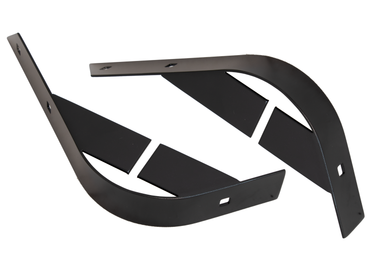 KEN Body Armor - Kentrol 55-86 Jeep CJ Rear Body Guard Jeep Black Powder Coated Stainless