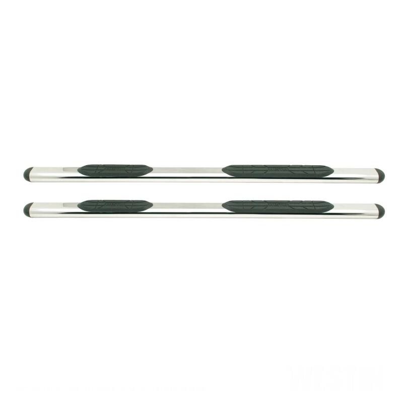 WES Nerf Bars - Premier 4 - Westin Premier 4 Oval Nerf Step Bars 75 in - Stainless Steel