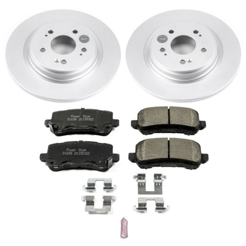 PSB Z17 Evolution Coated Kit - Power Stop 18-19 Honda Odyssey Rear Z17 Evolution Geomet Coated Brake Kit
