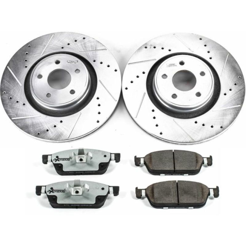 PSB Z26 Street Warrior Kit - Power Stop 15-18 Ford Focus Front Z26 Street Warrior Brake Kit