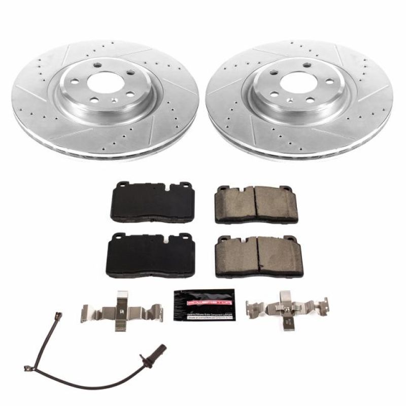 PSB Z23 Evolution Kit - Power Stop 17-18 Audi A6 Front Z23 Evolution Sport Brake Kit