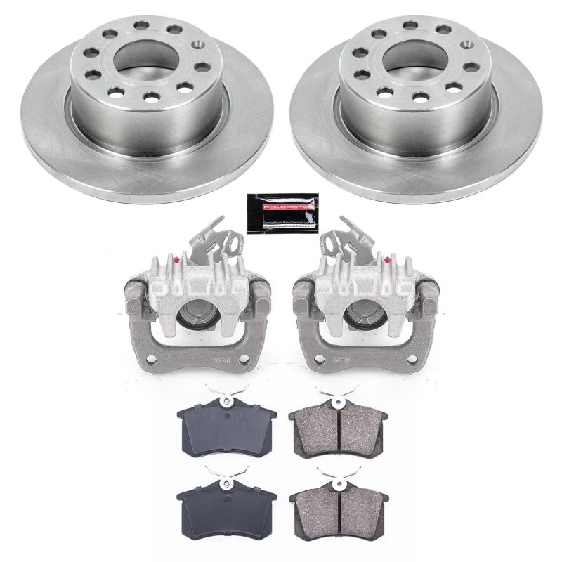 PSB Autospecialty Kit w/Cals - Power Stop 10-13 Audi A3 Rear Autospecialty Brake Kit w/Calipers
