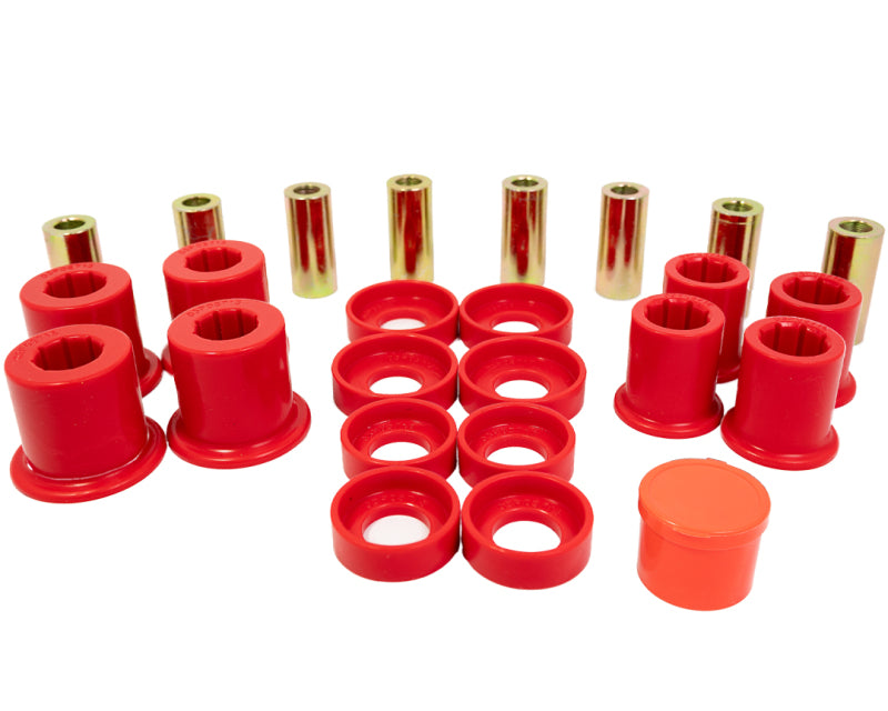 ES Cntrl Arm Bushings - Red - Energy Suspension 09-18 Ram Rear Control Arm Bushing Set - Red